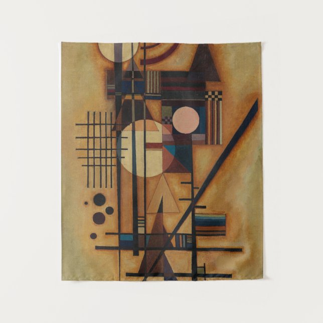 Tapete De Parede Hard in soft, 1927 by Wassily Kandinsky (Frente)