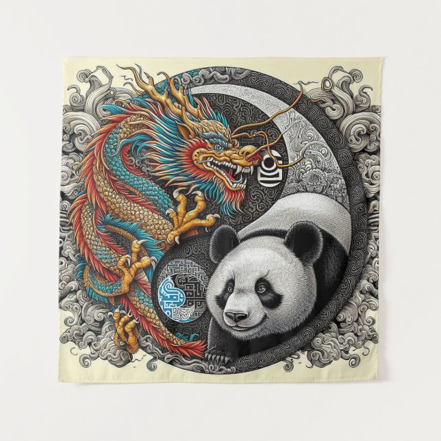 Tapete De Parede Harmonia dos Opostos (Frente)