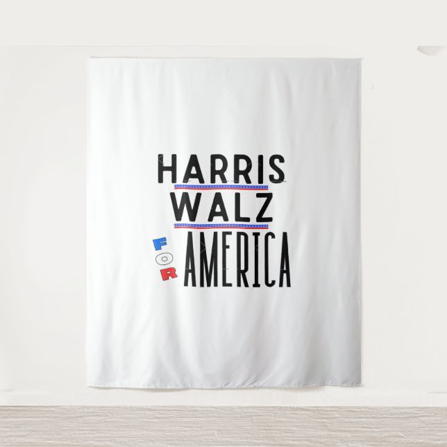 Tapete De Parede Harris Walz 2024 Pin (Frente)