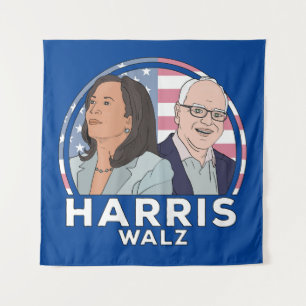 Tapete De Parede Harris Walz Election