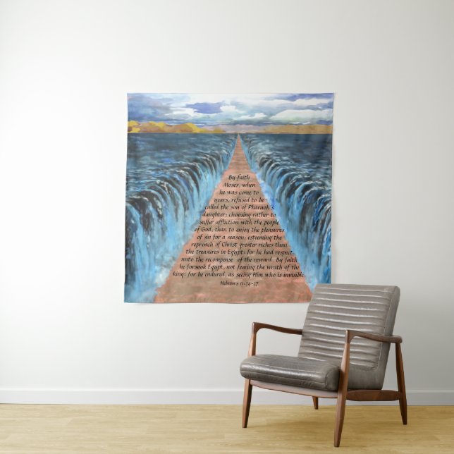 Tapete De Parede Hebraico 11:24-27 (In Situ)