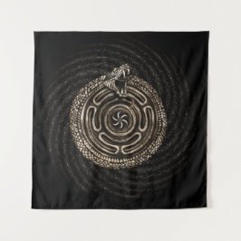 Tapete De Parede Hecate Wheel com ouroboros