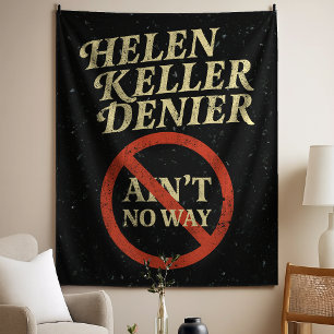 Tapete De Parede Helen Keller Negacionista De jeito nenhum Meme Vin