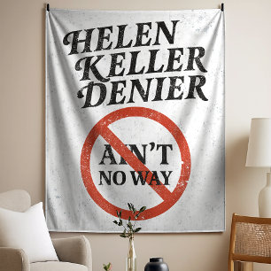 Tapete De Parede Helen Keller Negacionista De jeito nenhum Meme Vin