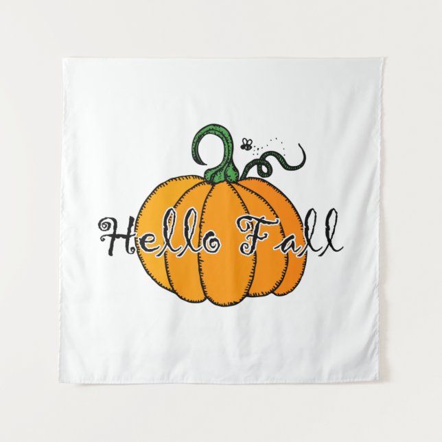Tapete De Parede Helpkin Fall Pumpkin Alô Fall (Frente)