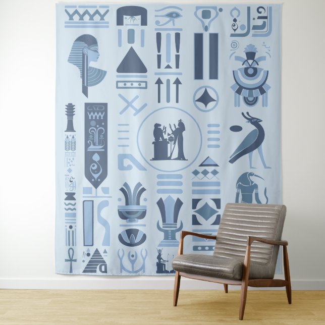 Tapete De Parede Hieroglifos Antigos Egípcios (In Situ)