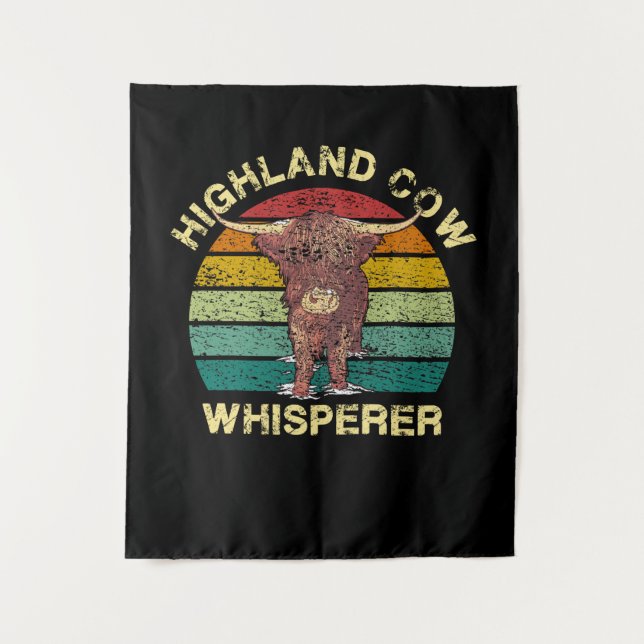 Tapete De Parede Highland Cow Whisperer (Frente)