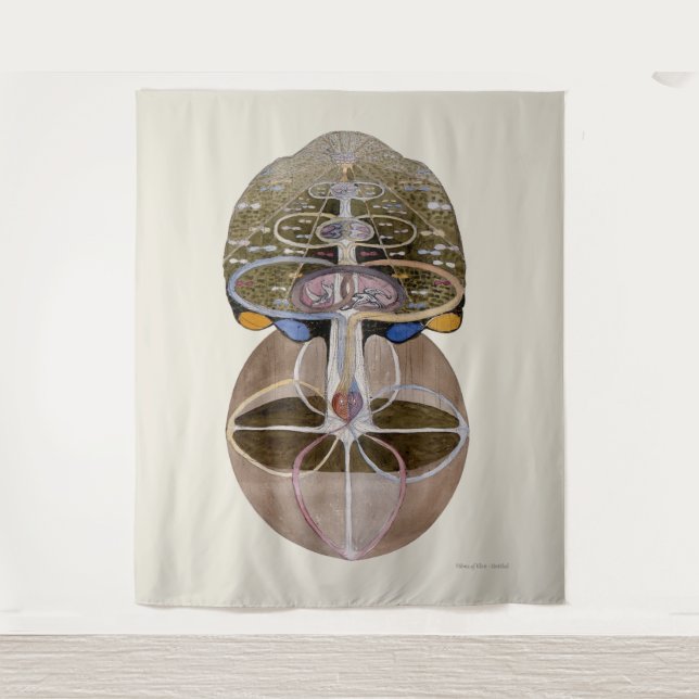 Tapete De Parede Hilma af Klint - Árvore do Conhecimento, nº 1 (Frente)