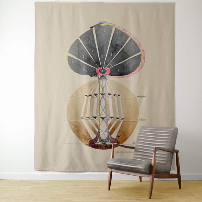 Tapete De Parede Hilma af Klint - Árvore do Conhecimento, nº 3 (In Situ)