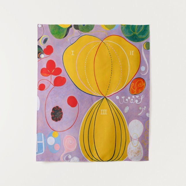 Tapete De Parede Hilma af Klint - O Dez Maior N.º 7 (Frente)