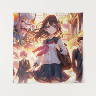 Tapete De Parede Hina Supernatural: Escola das Sombras