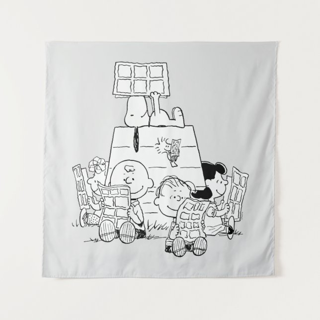 Tapete De Parede Histórias em quadrinhos de Leitura da Gangue do Am (Frente)