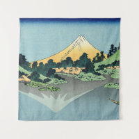 Hokusai Monte Fuji reflete no lago Kawaguchi