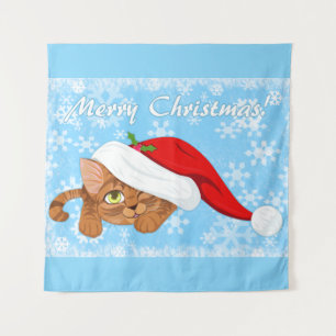 Tapete De Parede Holiday Kitten