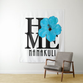 Tapete De Parede HOME Nanakuli Blue Hibiscus