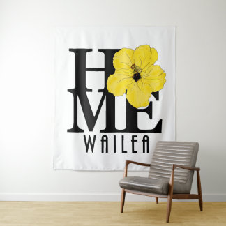 Tapete De Parede HOME Wailea Yellow Hibiscus