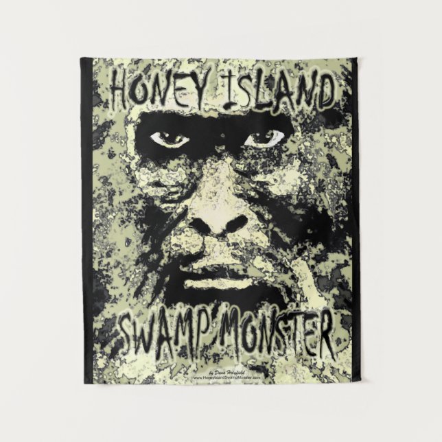 Tapete De Parede Honey Island Swamp Monster Tapestry (Frente)