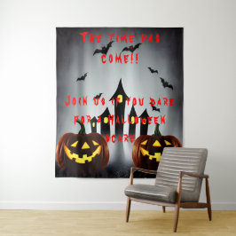 Tapete De Parede Hora da Festa de Halloween Junte-se se Você Ousar