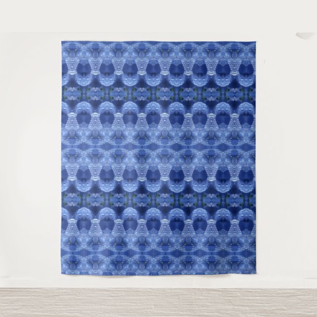 Tapete De Parede Hy Blue Ikat (Frente)