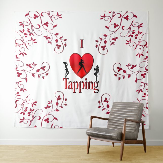 Tapete De Parede I Heart Tap Dance (In Situ (Horizontal))