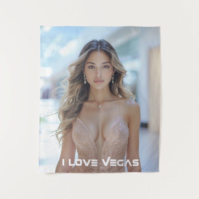 TAPETE DE PAREDE I LOVE VEGAS (Frente)
