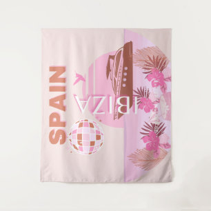 Tapete De Parede Ibiza, Espanha, Arte Viagem, Arte pré-papoila, Pas