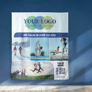 Tapete De Parede Ícones de mídia social azuis Fotografias do logoti