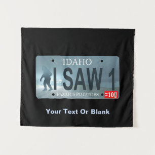 Tapete De Parede Idaho "Vi 1" Placa de Licença Sasquatch