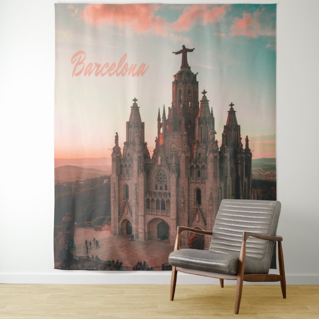 Tapete De Parede Igreja Barcelona Espanha (In Situ)