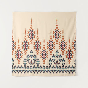 Tapete De Parede Ikat étnico abstrato bela arte. Ikat perfeito 