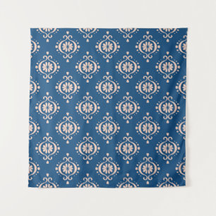 Tapete De Parede Ikat Geométrico Folklore Damask Ornament