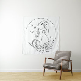 Tapete De Parede Ilha Musa – Feminino Tropical