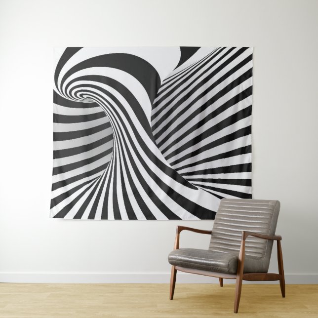 Tapete De Parede Ilusão óptica 1 (In Situ (Horizontal))