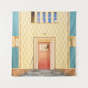 Tapete De Parede Ilustração da casa amarela