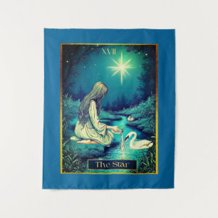 Tapete De Parede Ilustração de Carta de Tarot, A Estrela