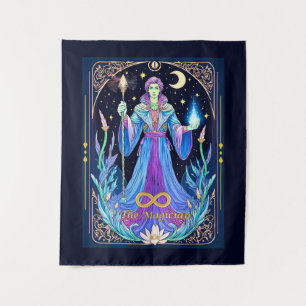 Tapete De Parede Ilustração de Carta de Tarot, O Mago