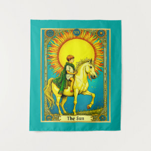 Tapete De Parede Ilustração de Carta de Tarot, O Sol