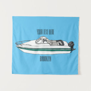 Tapete De Parede Ilustração de desenho animado a motor