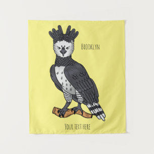 Tapete De Parede Ilustração de desenho animado de Harpy eagle