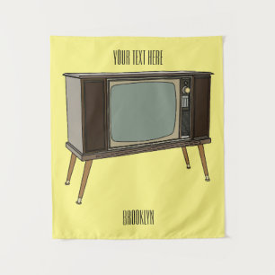 Tapete De Parede Ilustração de desenho animado de televisão