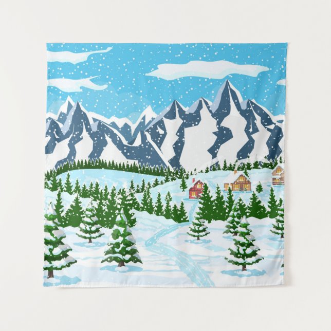 Tapete De Parede Ilustração digital com a inscrição café t (Frente)