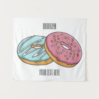 ilustração do desenho animado de rosquinha