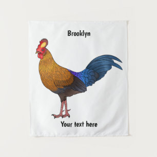 Tapete De Parede Imagem de desenho animado de aves de junglefowl no