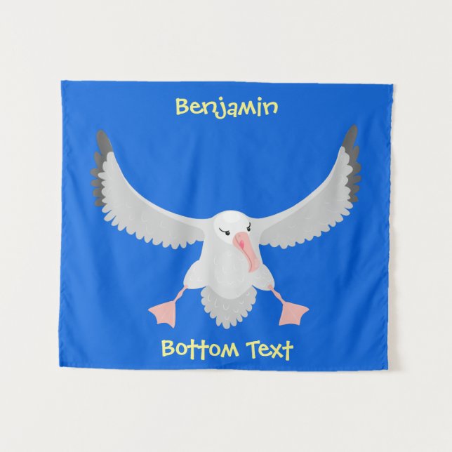 Tapete De Parede Imagem de desenho animado de aves voadoras de alba (Frente (Horizontal))