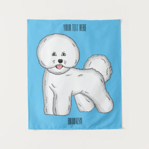 Tapete De Parede Imagem de desenho animado de cachorro de frise de