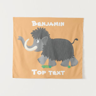 Tapete De Parede Imagem de desenho animado de mamute boazona