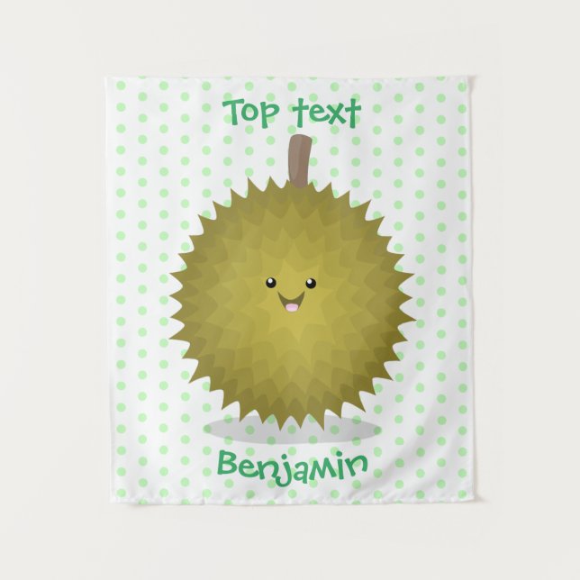 Tapete De Parede Imagem de desenhos animados bonitos e felizes em D (Frente)