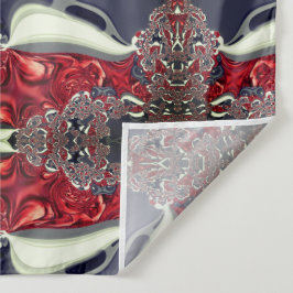 Tapete De Parede Imagem espelhada gerando forma repetida, sobre bra