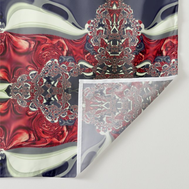 Tapete De Parede Imagem espelhada gerando forma repetida, sobre bra (Detalhe)