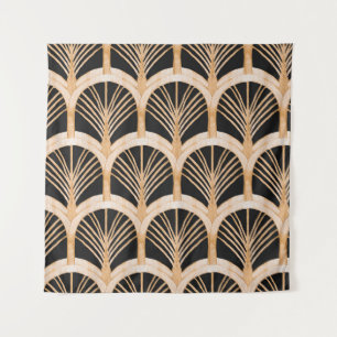 Tapete De Parede Imitação Dourada: deco de aquarela.